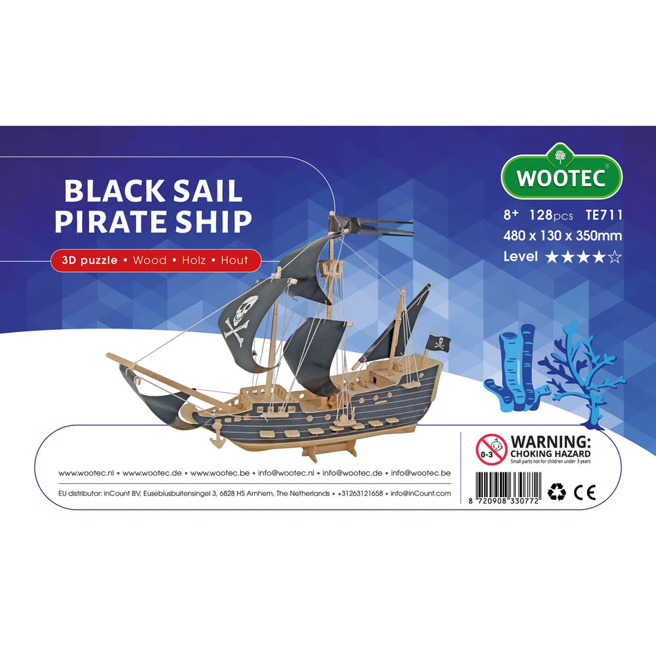 Wootec Black Sail Pirate Ship TE711