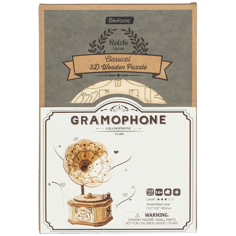 Robotime Gramophone TG408