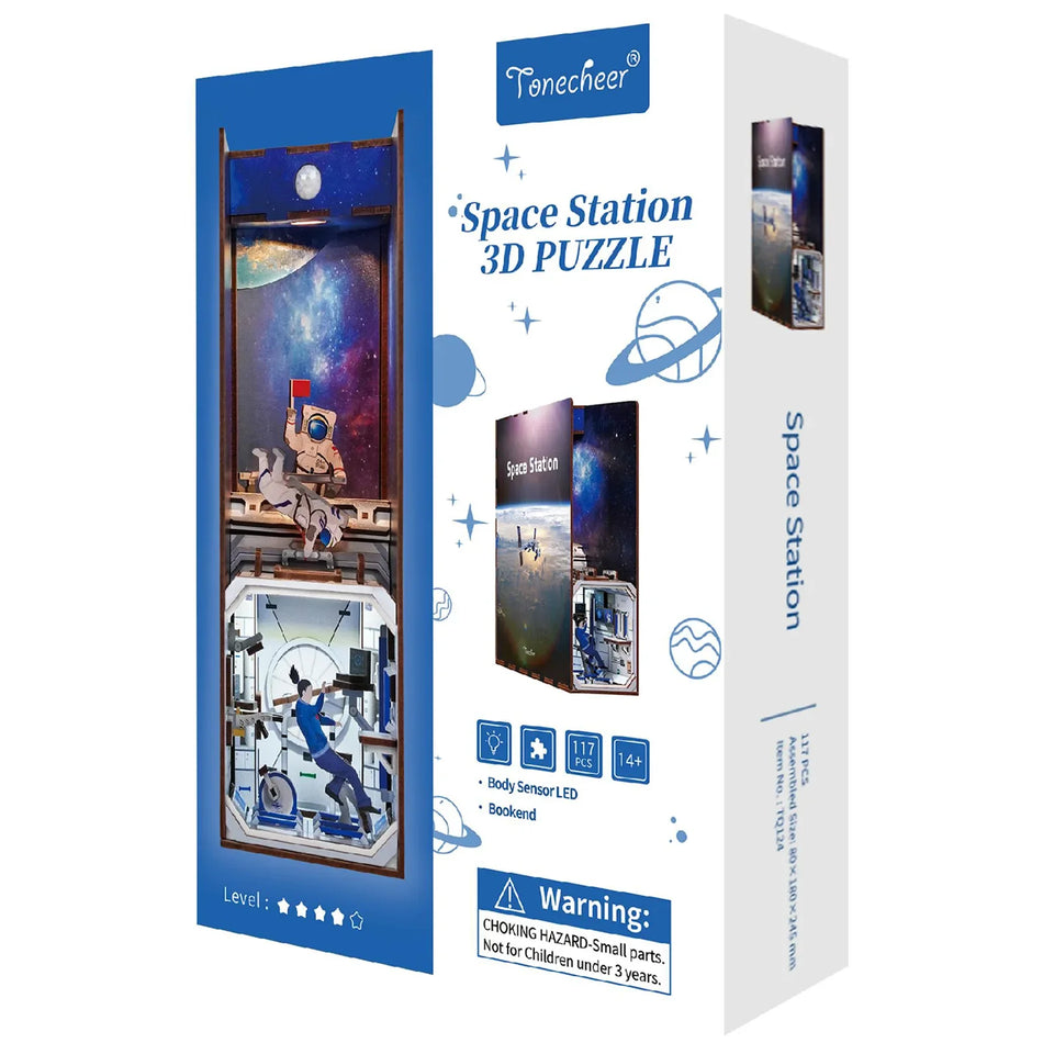 Tonecheer Book Nook Space Station TQ124