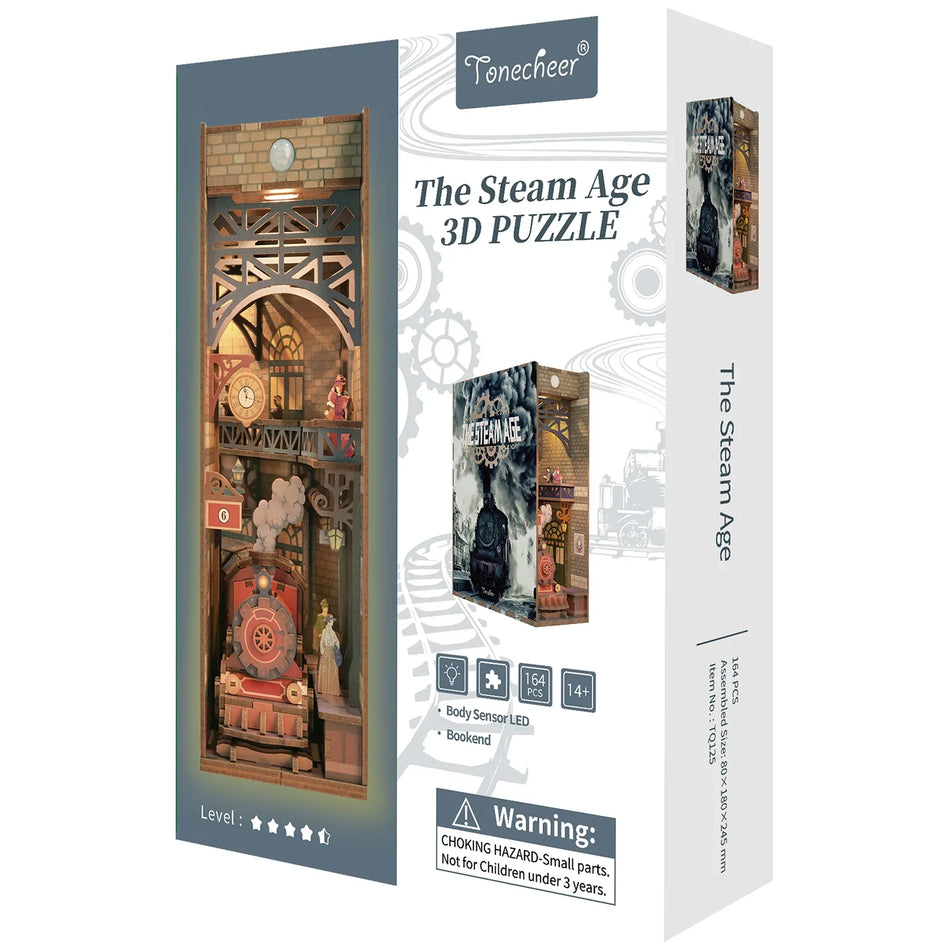 Tonecheer Book Nook The Steam Age TQ125