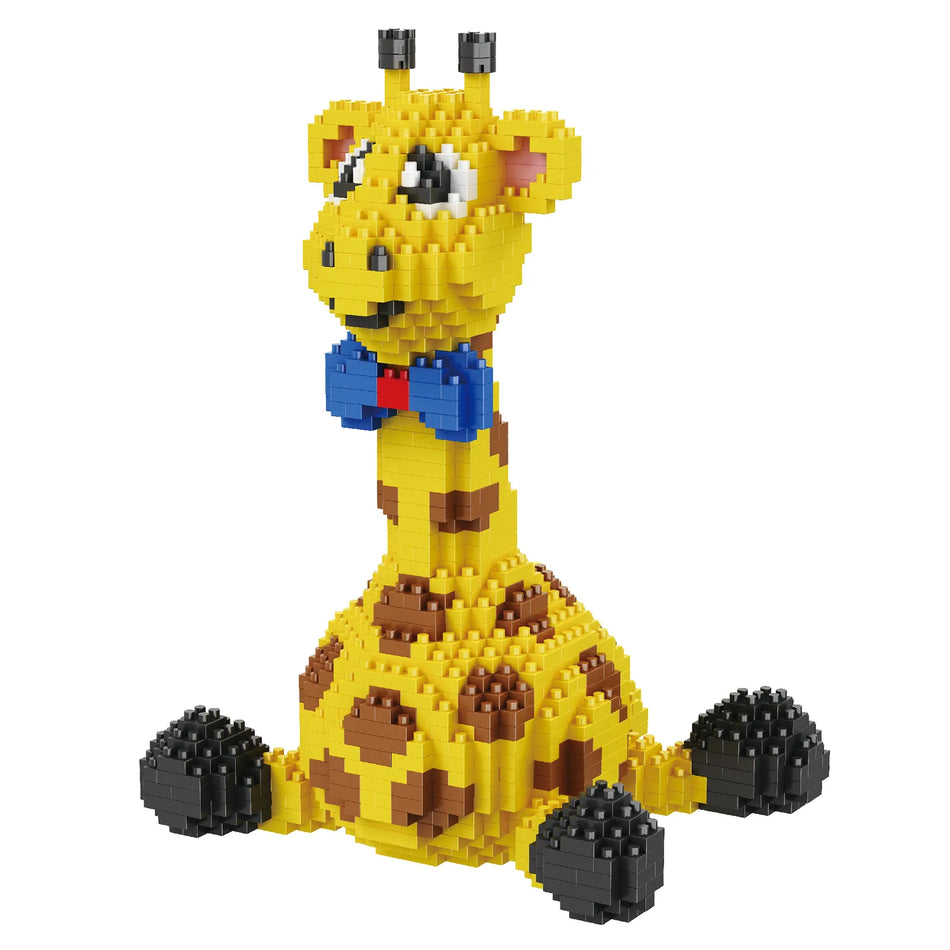 Produktfoto der Balody Miniblocks sitzende Giraffe